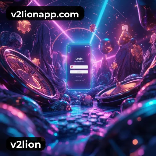 Aplicativo móvel v2lion para iOS e Android